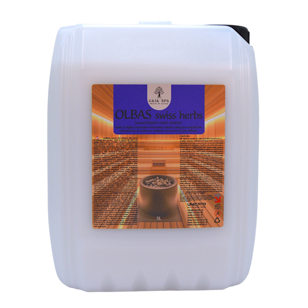 Sauna essence 5L OLBAS Swiss herbs - GAIA SPA