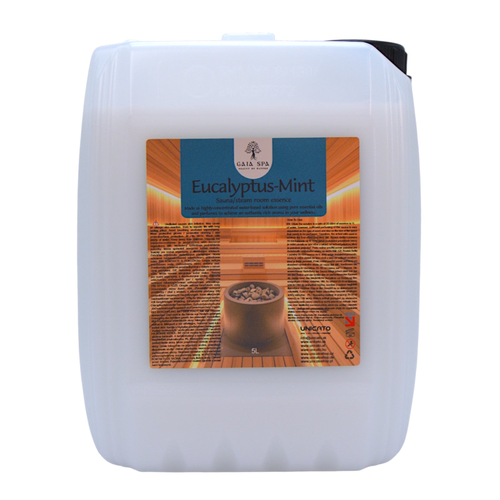 Sauna Essence 5L COOL EUCALYPTUS & MINT - GAIA SPA