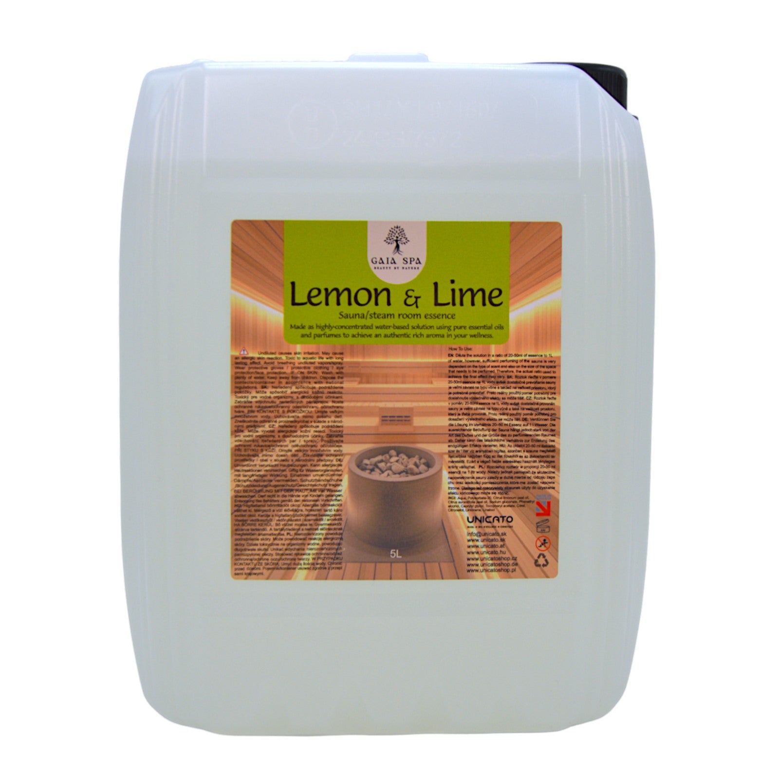 Sauna essence 5L LEMON & LIME - GAIA SPA
