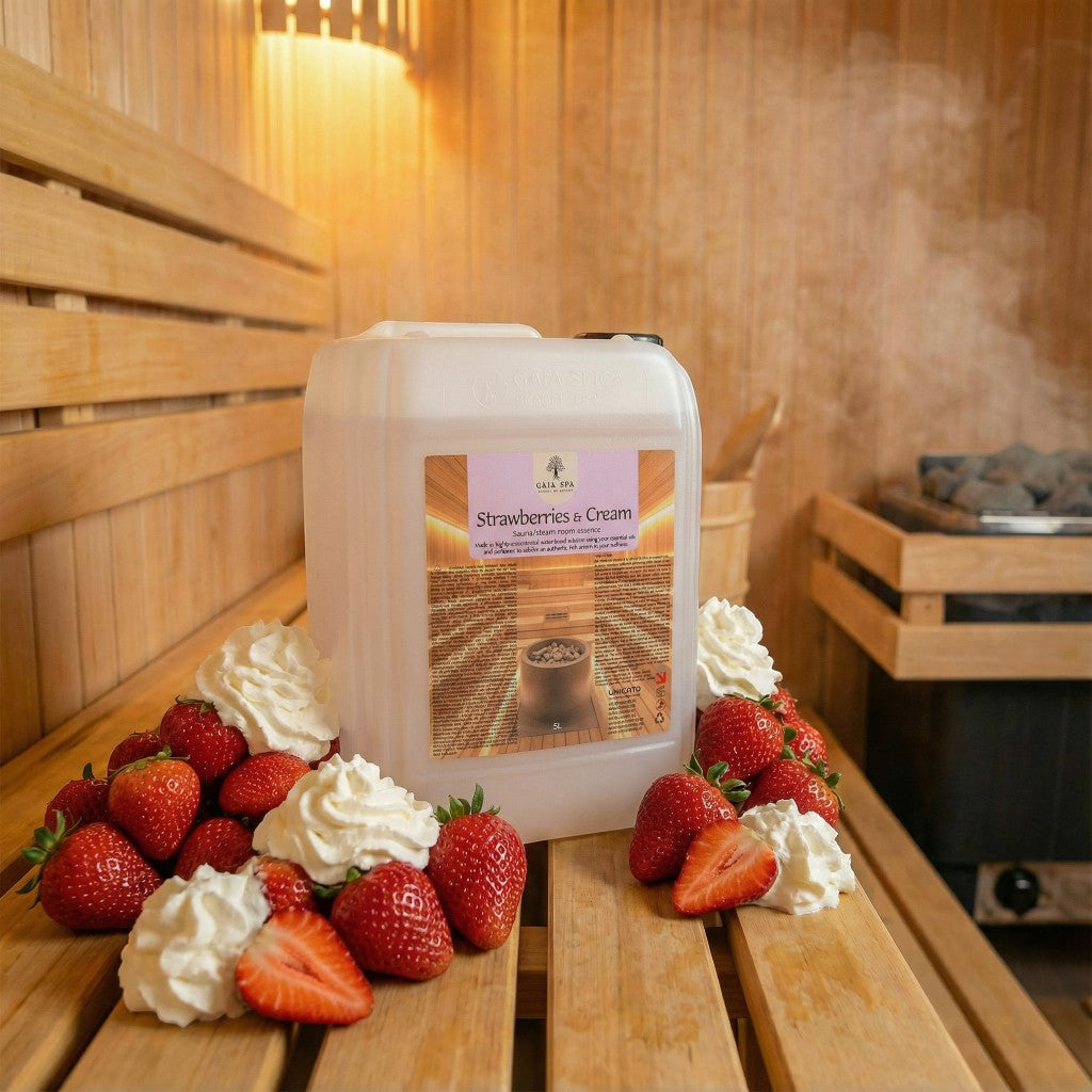 Sauna Essence 5L STRAWBERRIES WITH WHIPPED CREAM - GAIA SPA