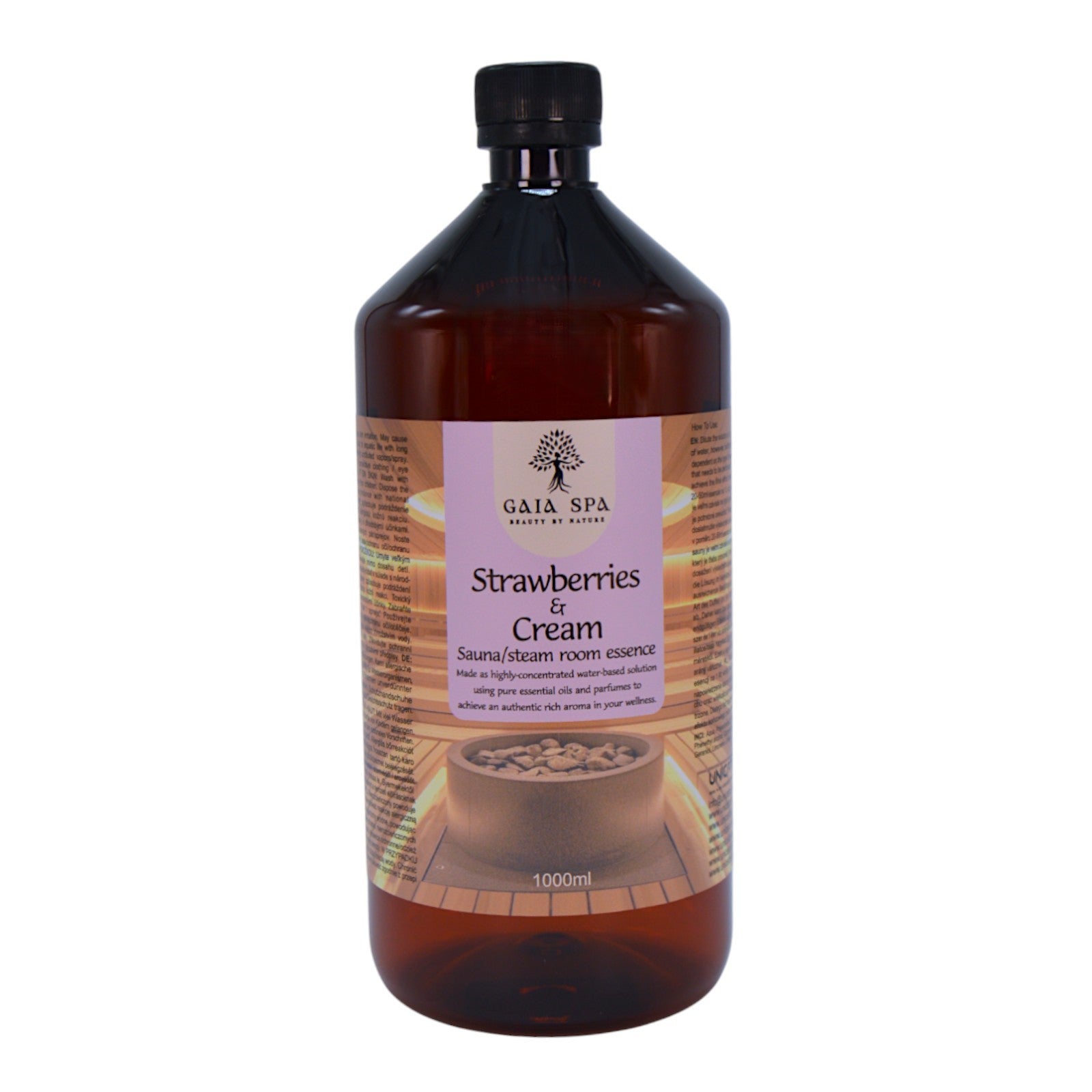 Sauna Essence 1L STRAWBERRIES WITH WHIPPED CREAM - GAIA SPA