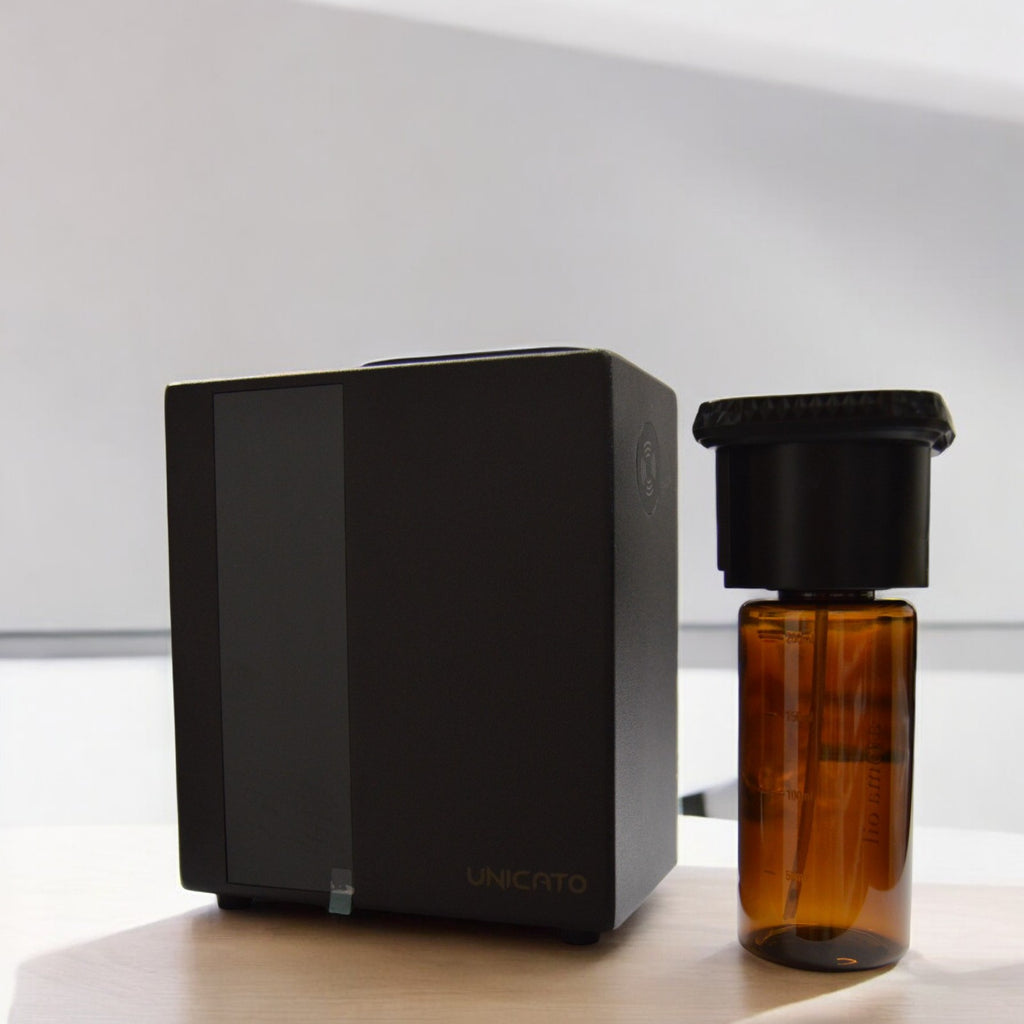 TORI A300 diffuser with fragrance oil bottle
