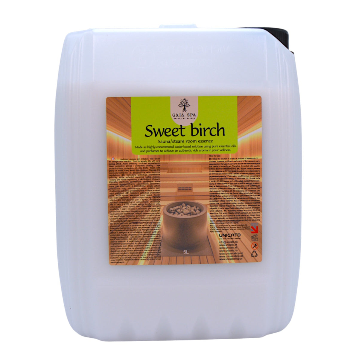 Sauna essence 5L SWEET BIRCH - GAIA SPA