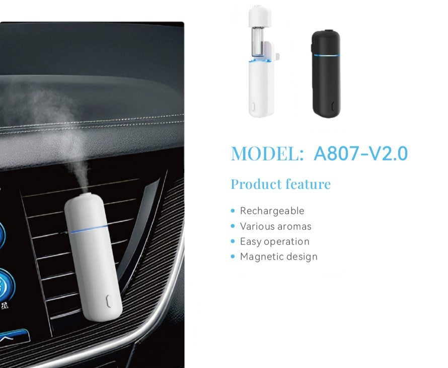 ULTRASONIC CAR A807 black car diffuser