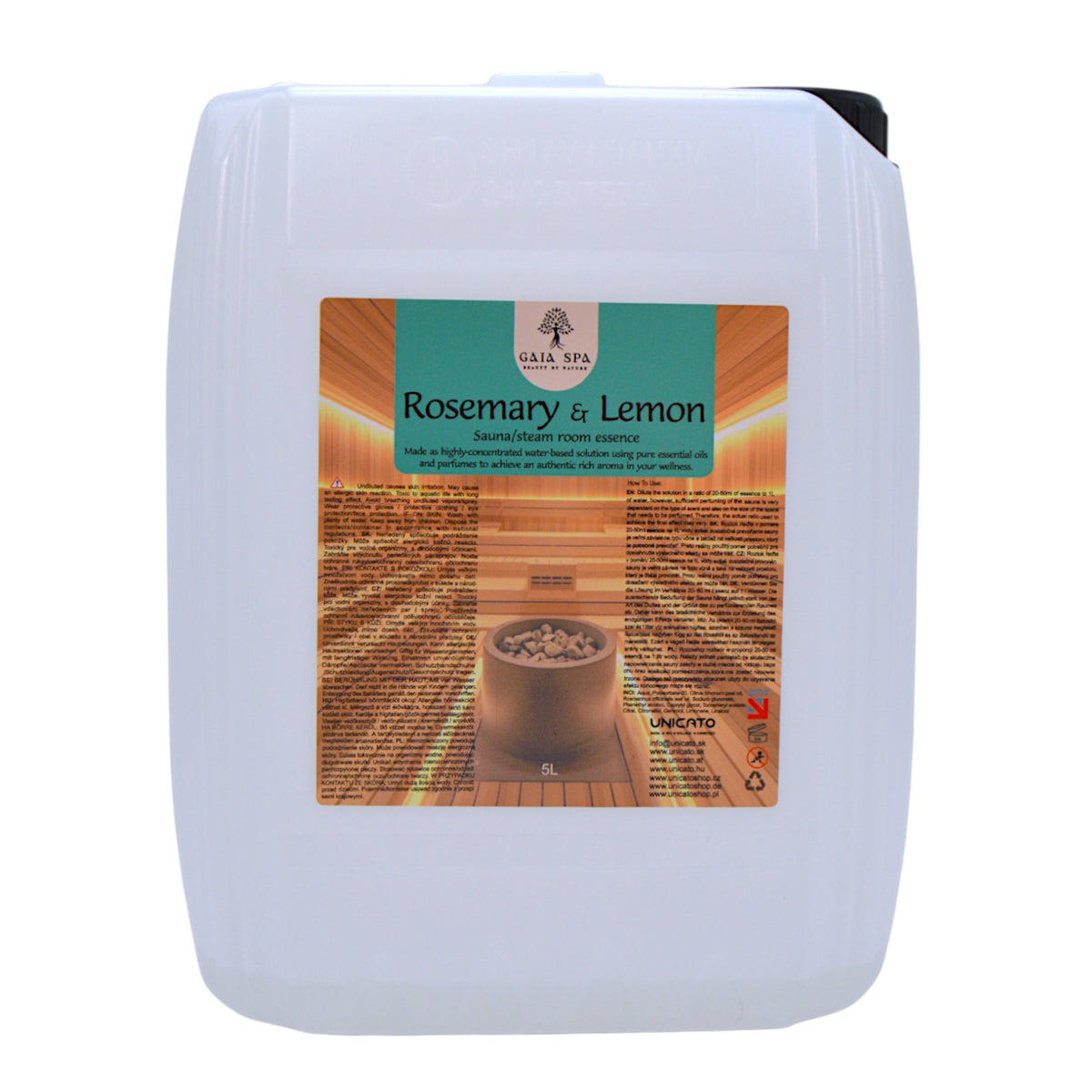 Sauna Essence 5L ROSEMARY & LEMON - GAIA SPA
