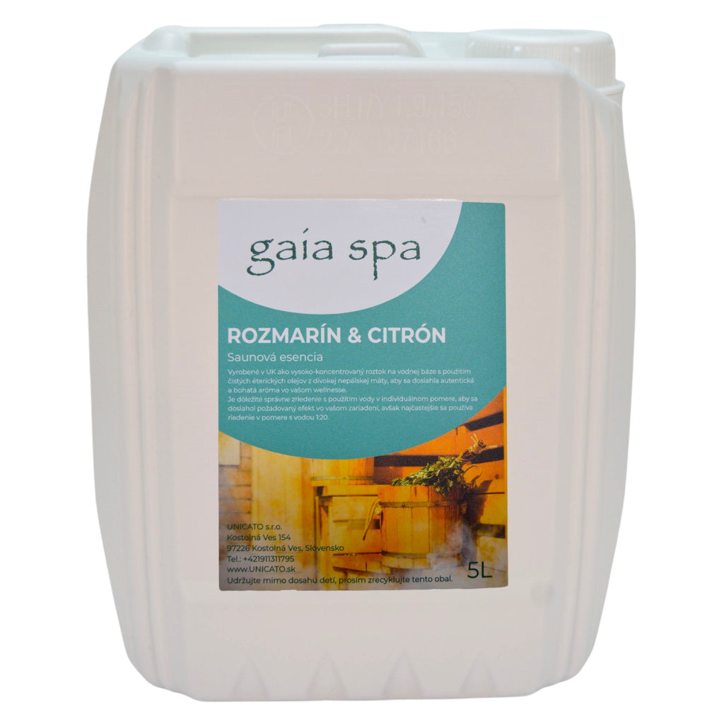 Sauna Essence 5L ROSEMARY & LEMON - GAIA SPA