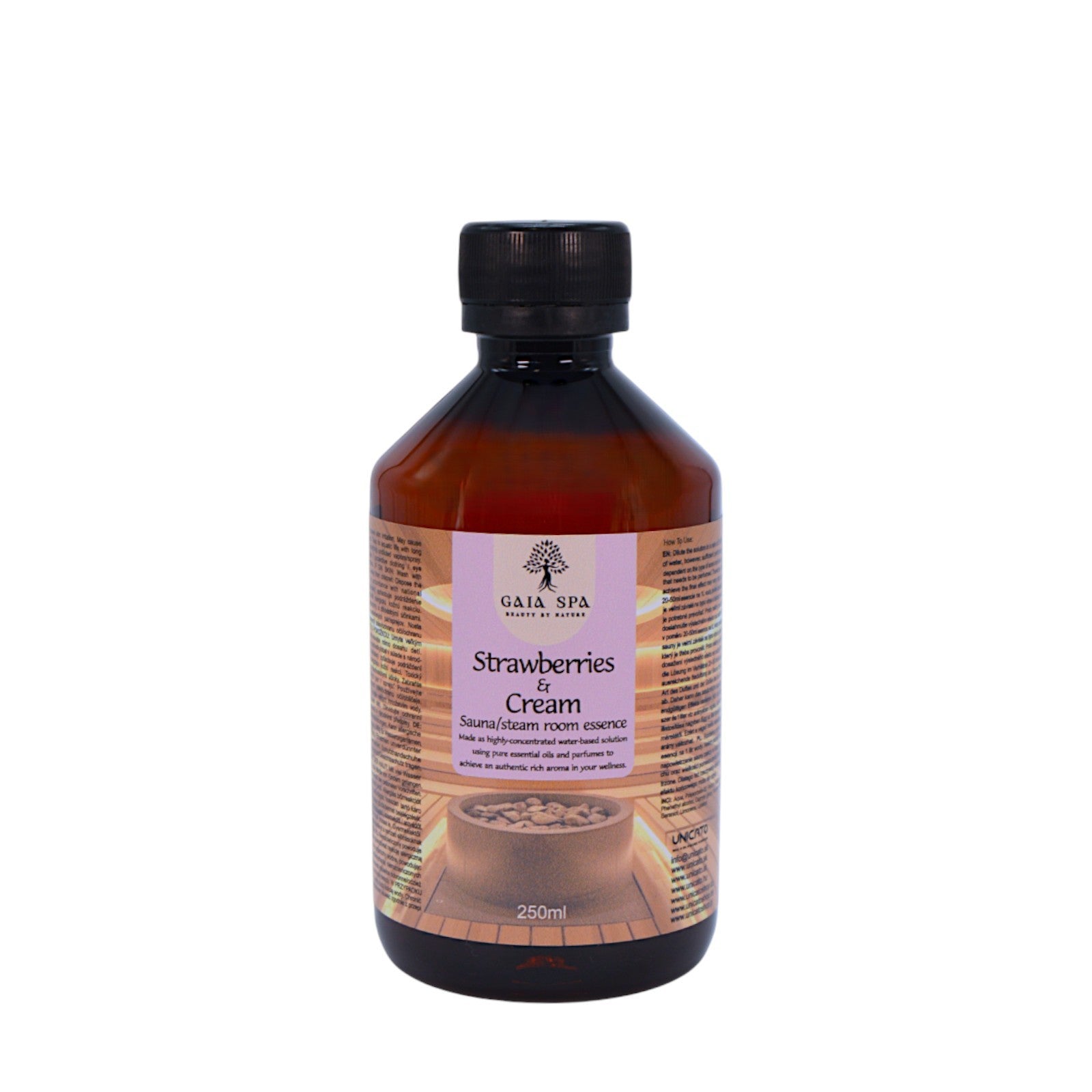 Sauna Essence 250ml STRAWBERRIES WITH WHIPPED CREAM - GAIA SPA