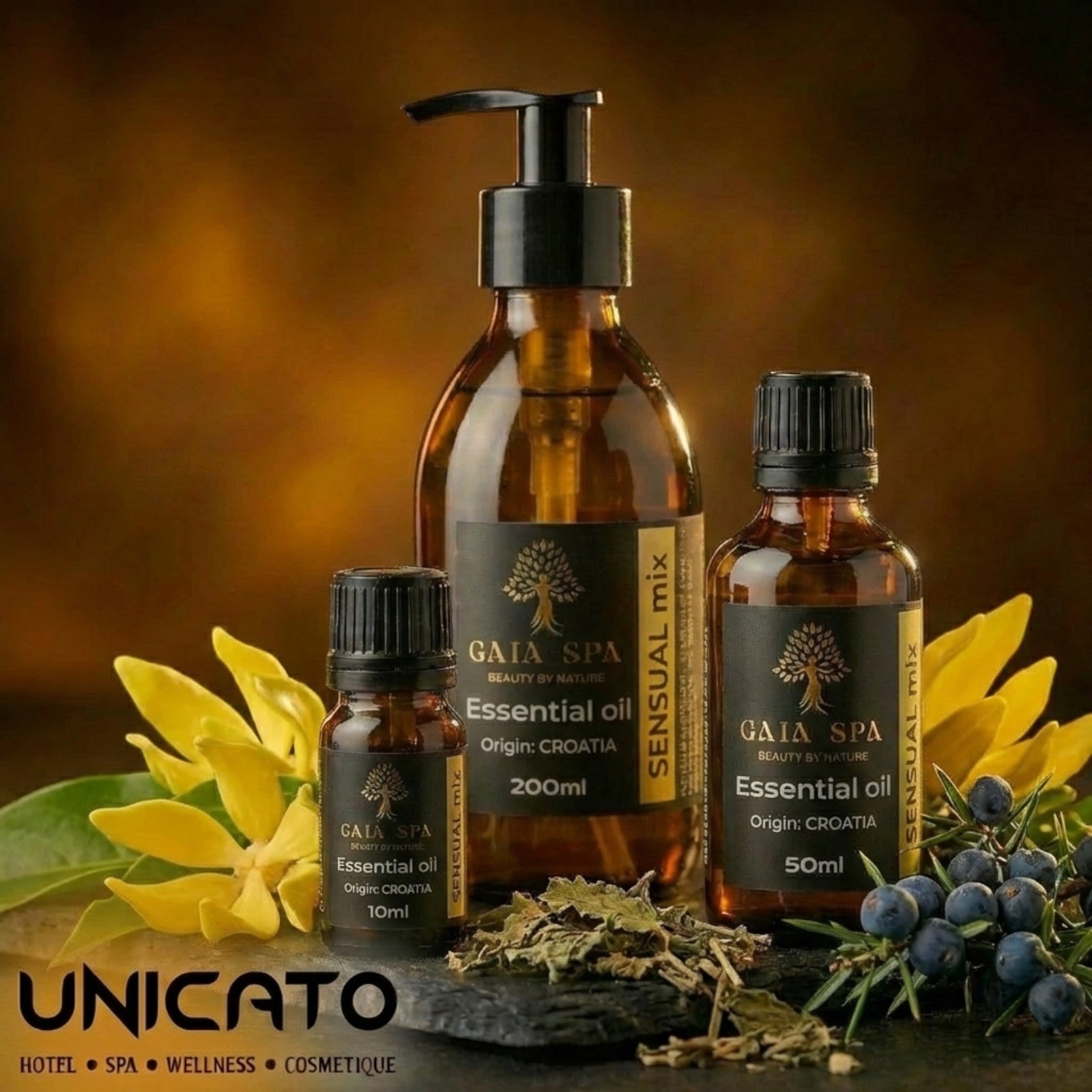 Mix esenciálnych olejov Zmyselnosť (SENSUAL) GAIA SPA