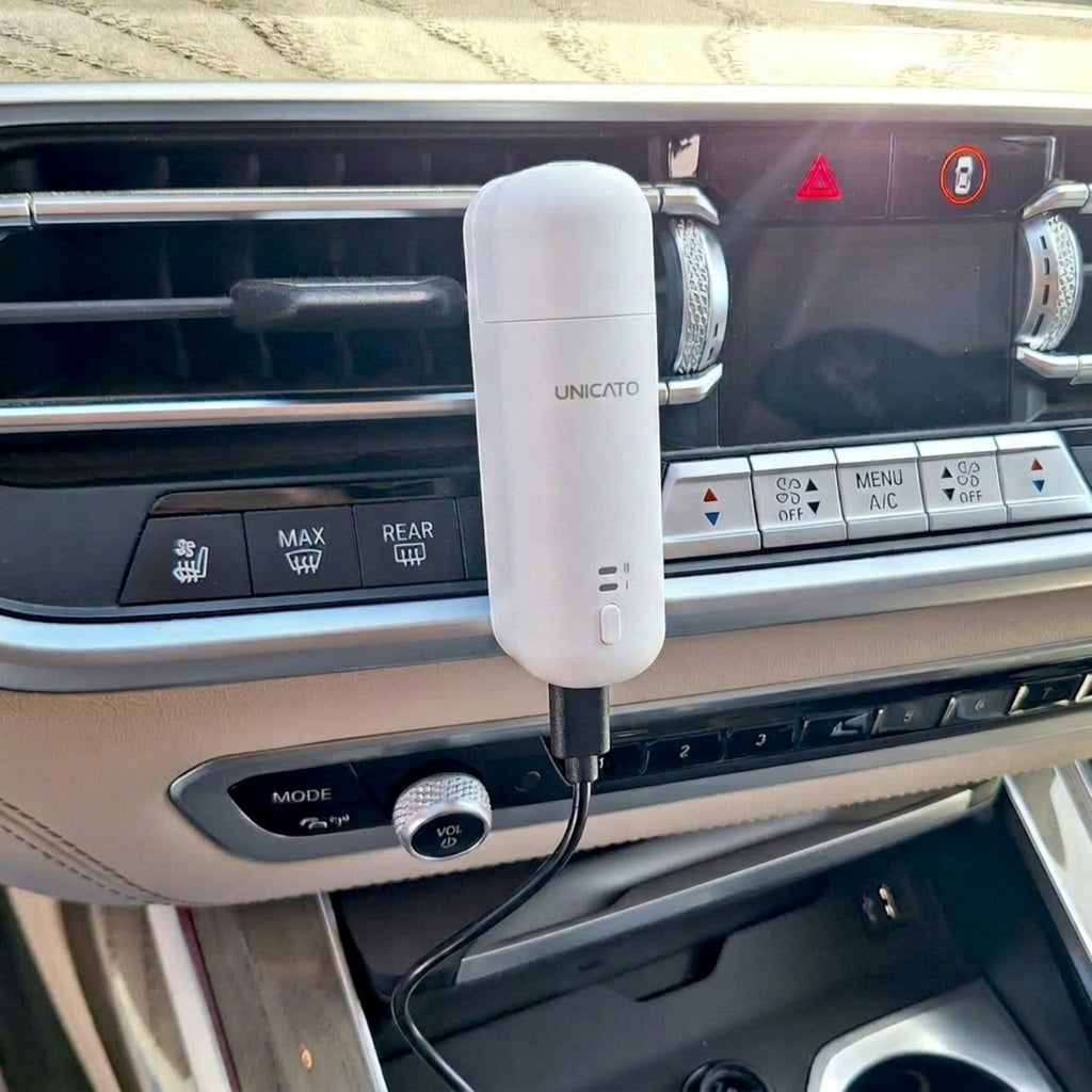 ULTRASONIC CAR A807-3V white car diffuser