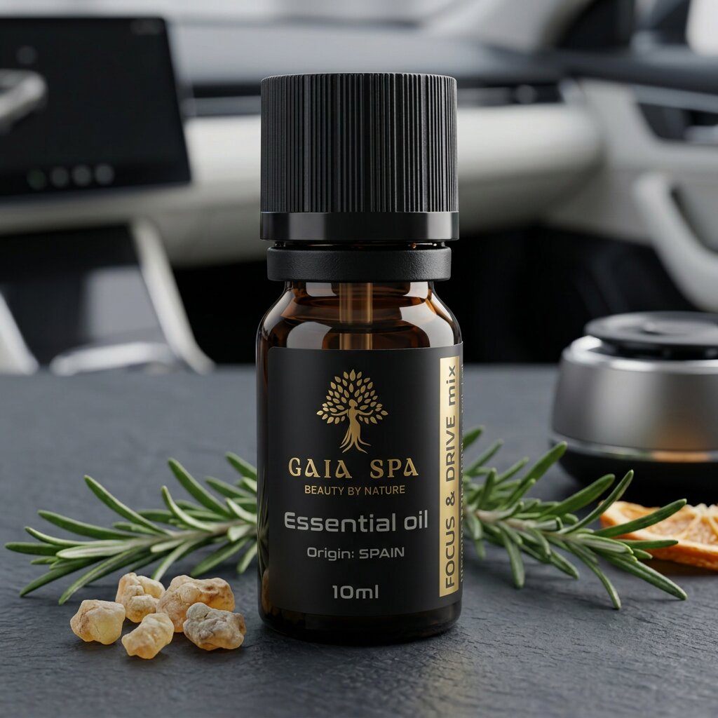Car Aromatherapy Blend – Focus & Drive, 10 ml | GAIA SPA