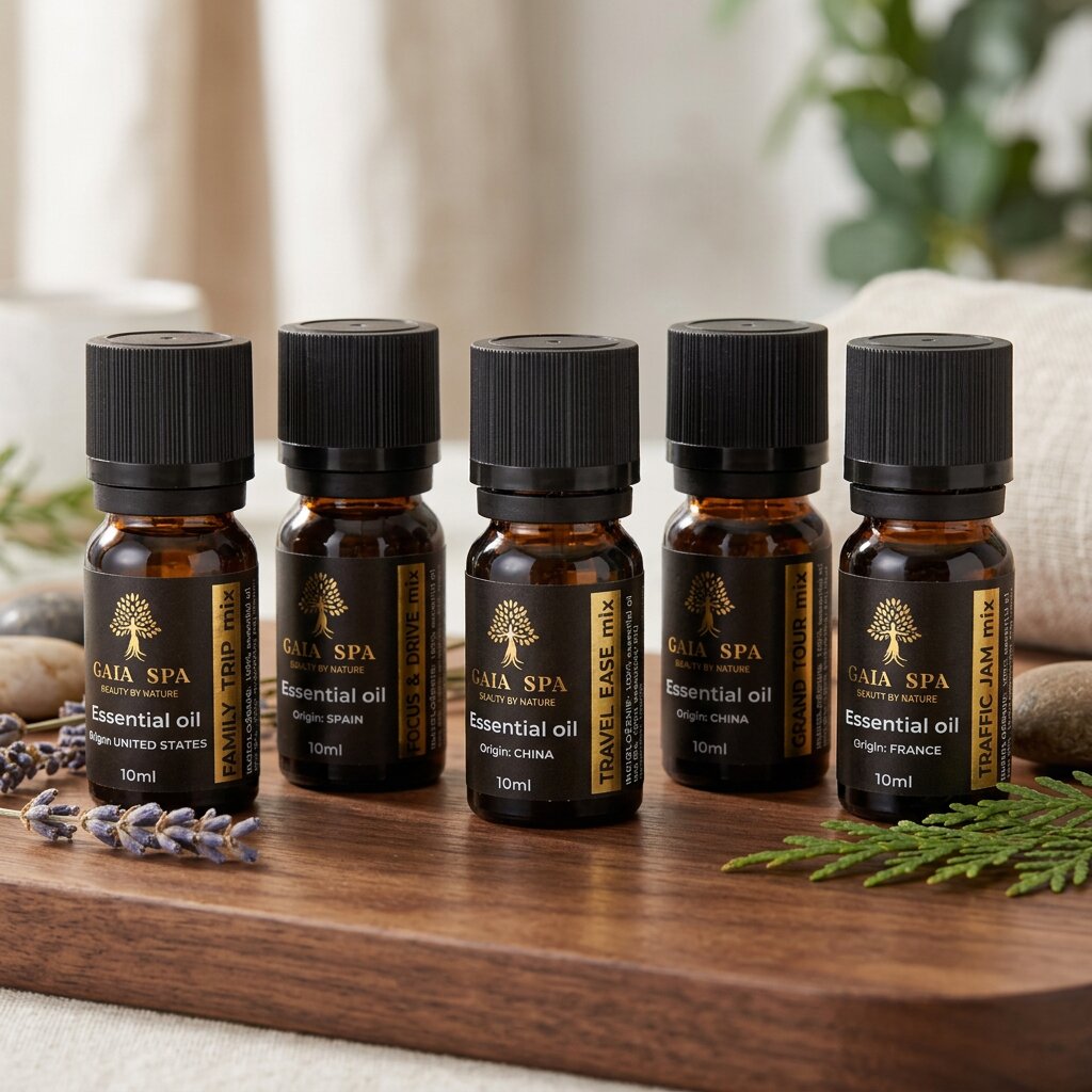 Car Aromatherapy Blend – Travel Ease, 10 ml | GAIA SPA